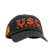 USC Trojans'47 Black District Clean Up Hat with Snapback